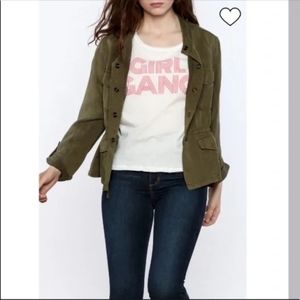 Sanctuary Lightweight Army Green Cargo/Military Jacket Size Large 🫒